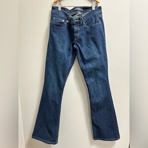 Vintage Levi's Superlow Bootcut Dark Blue Denim Jeans